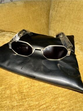 Sunglasses - brushed silver